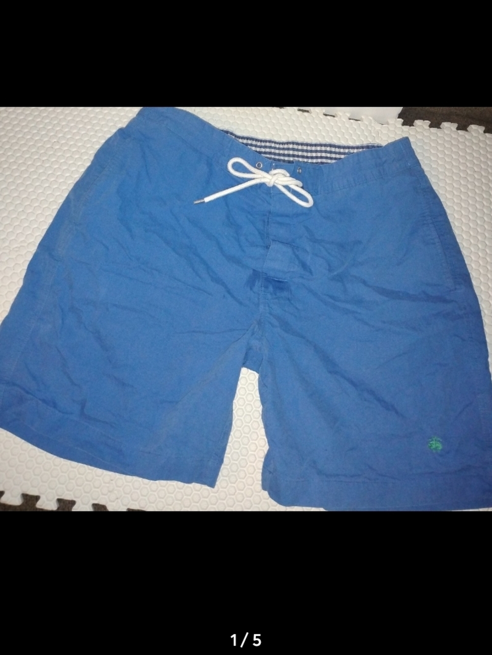 Brooks Brothers Royal Blue Men's Swim Board Shorts